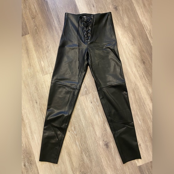 Brand New – Zara Leather Pants (Small) - Picture 1 of 5